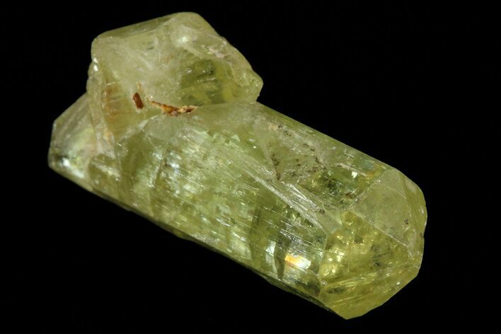 Lustrous Yellow Apatite Crystal - Morocco #82572